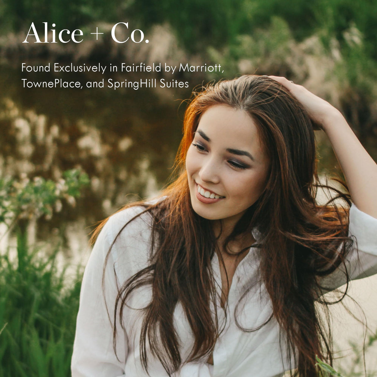 Alice + Co. shampoo texture on hand demonstrating gentle lather and cleansing benefit