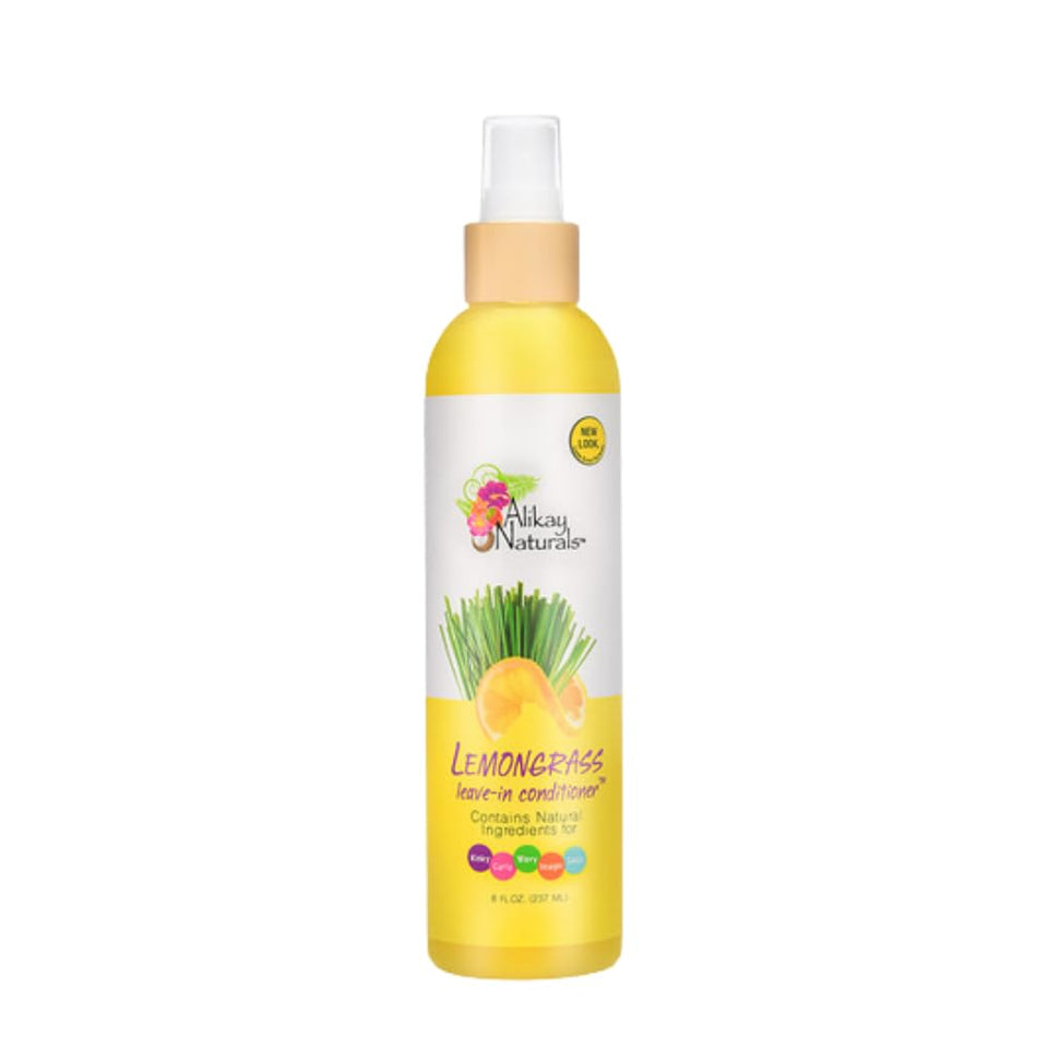 Alikay Naturals bottle front view showing label and lemongrass scent benefit