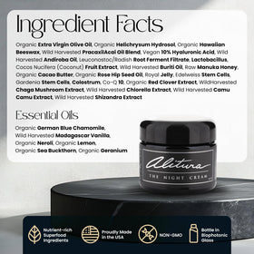 Alitura cream texture closeup highlighting rich hyaluronic benefit