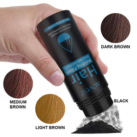ALIVER applied at hairline concealing thinning for a more youthful appearance