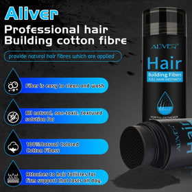 ALIVER in-use application on part line demonstrating fast, discreet coverage