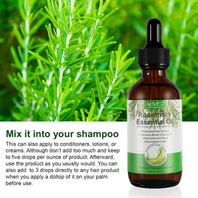 ALIVER applied to scalp during massage demonstrating nourishing benefit