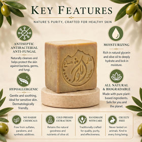 ALKAWTHAR rich lather in hand demonstrating gentle cleansing