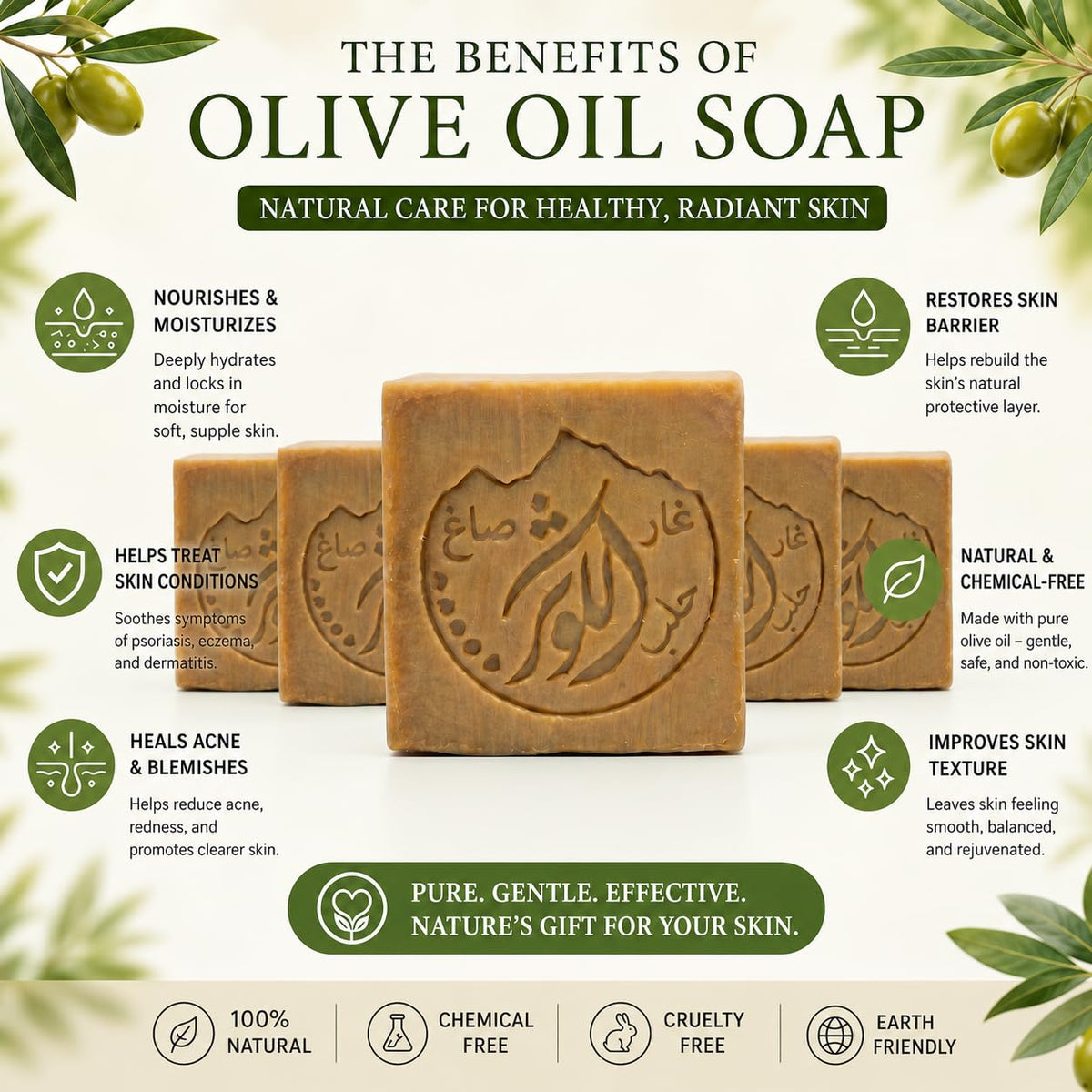 ALKAWTHAR close-up of bar texture highlighting artisan quality