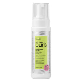 All About Curls front packaging showing product benefits and size