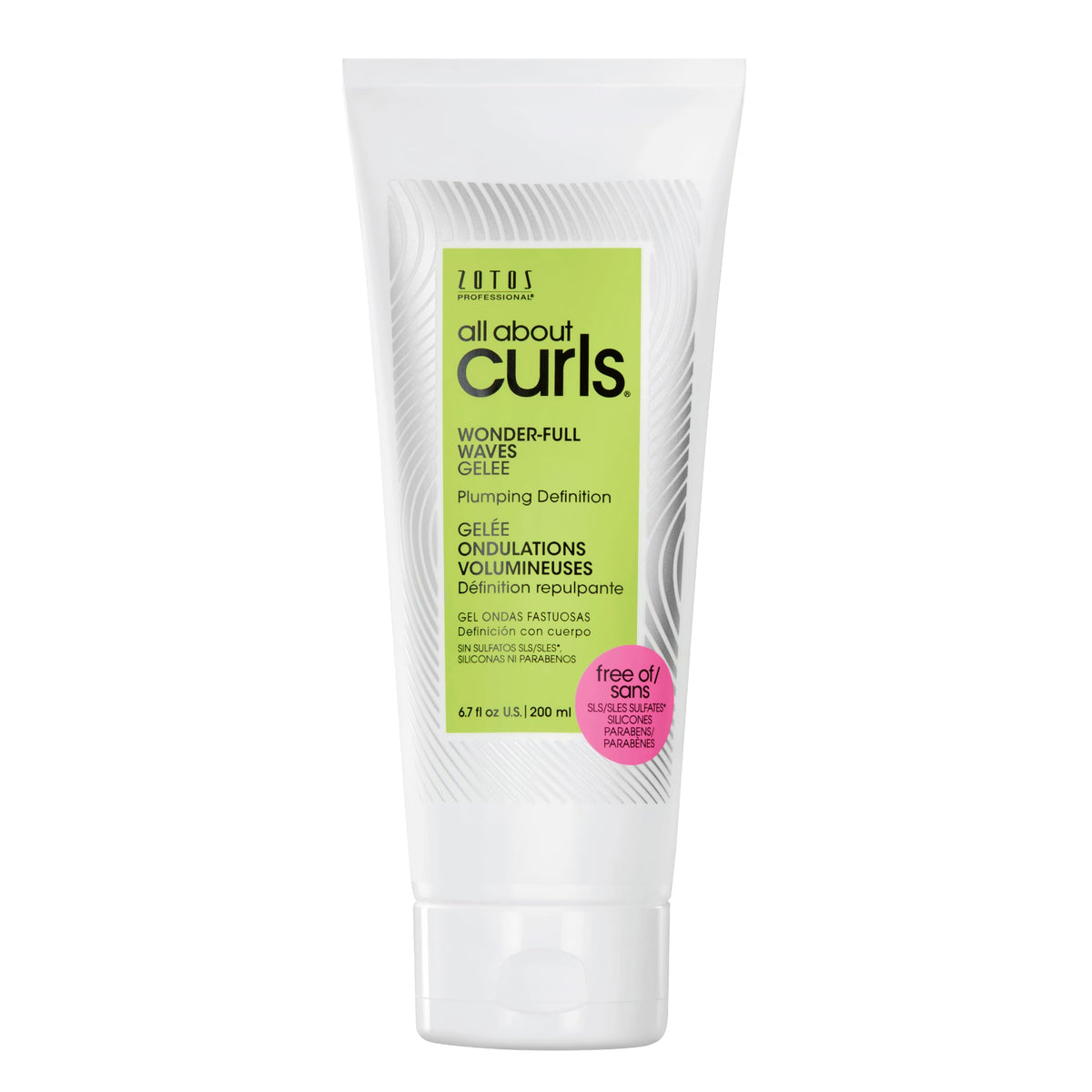 ALL ABOUT CURLS on bathroom shelf in styling routine lifestyle scene
