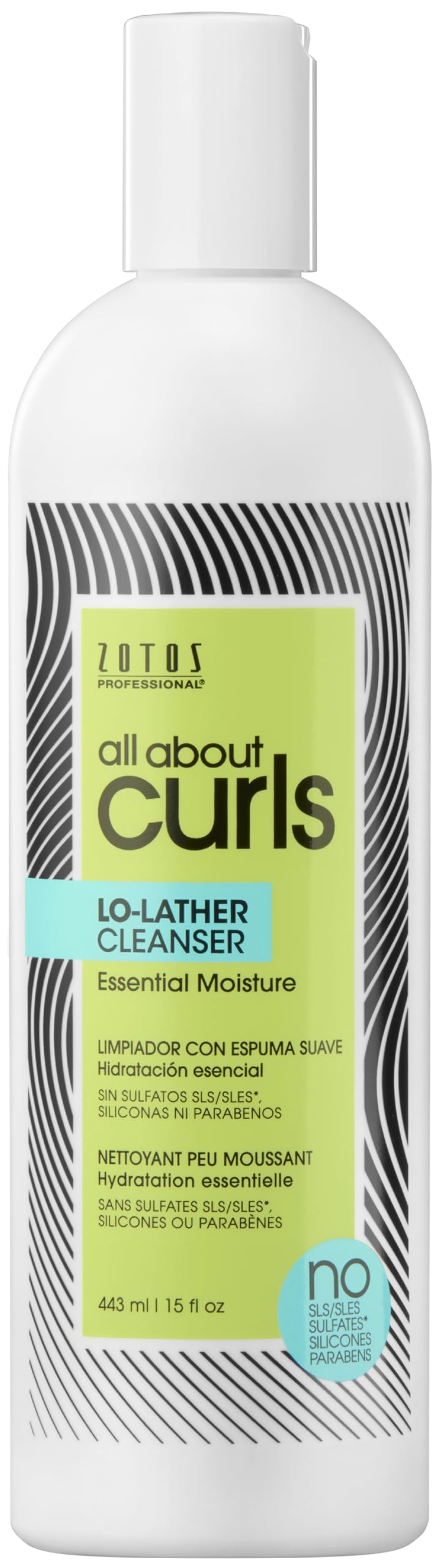 ALL ABOUT CURLS front bottle showing brand and product benefit