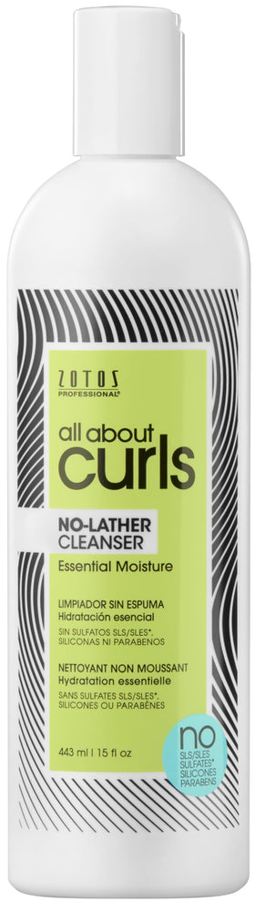 All About Curls front packaging showing bottle and brand for clear identification and trust