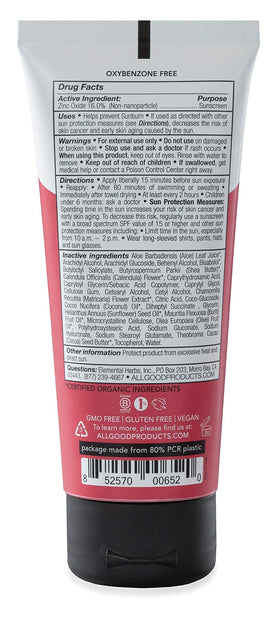 All Good products beside a hand to show travel-friendly size and convenience