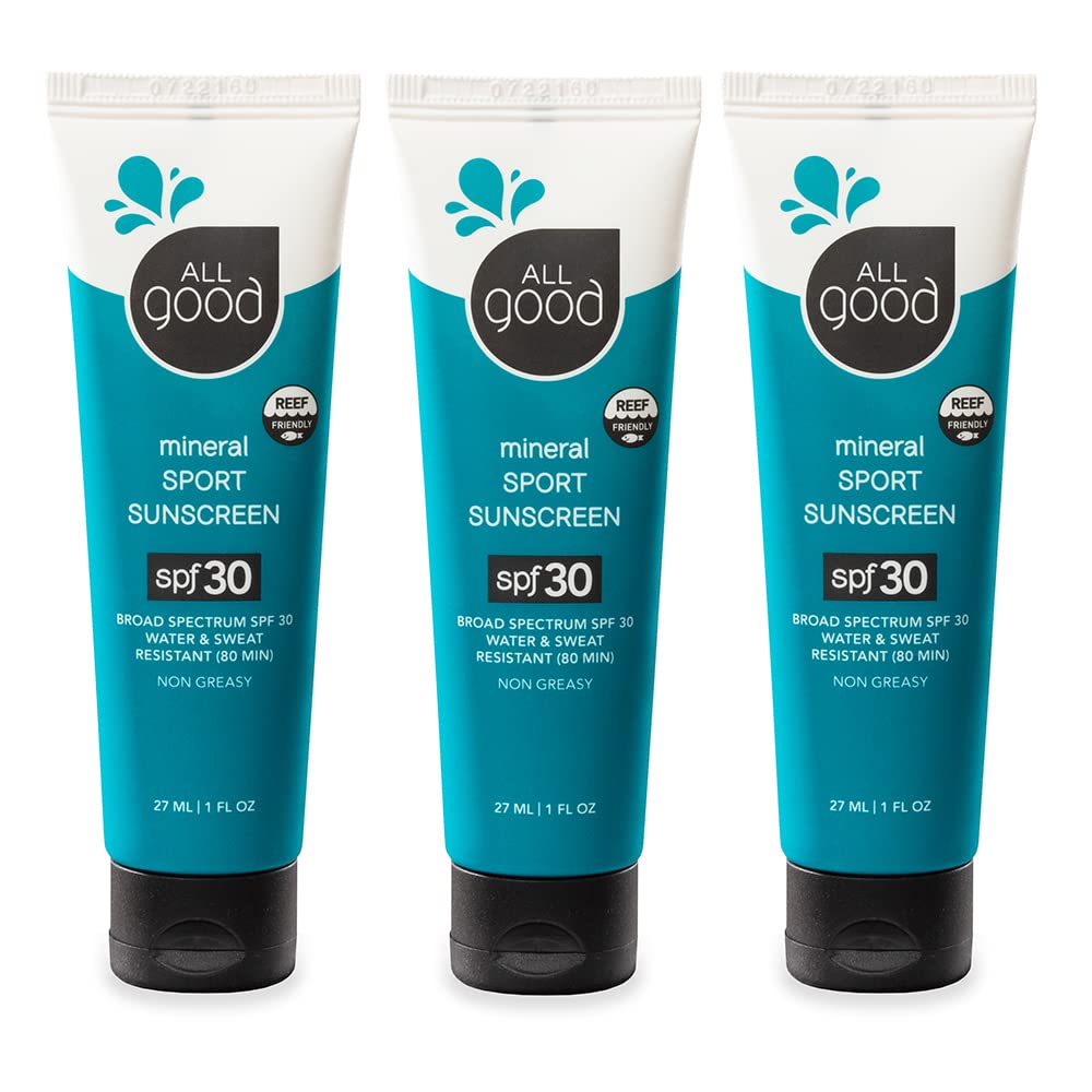 All Good front packaging showing three travel tubes and convenience