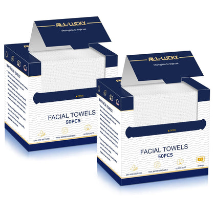 ALL- LUCKY front packaging showing 100-count benefits and biodegradable label