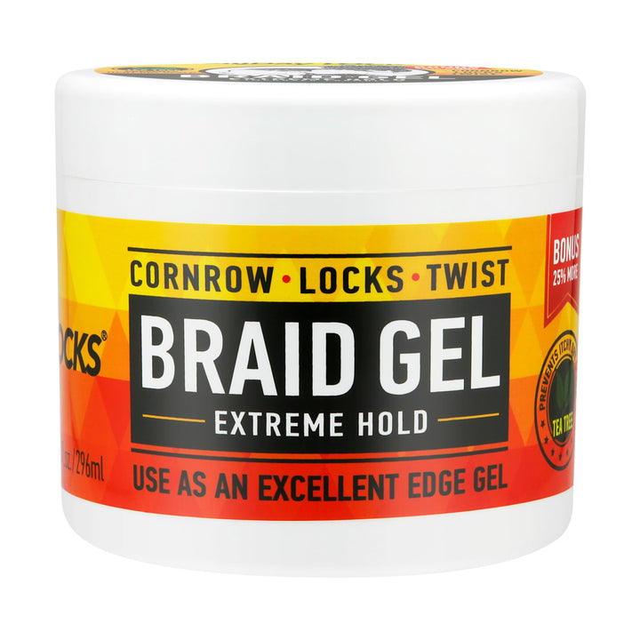 AllDay Locks front jar view showing product and branding for strong hold