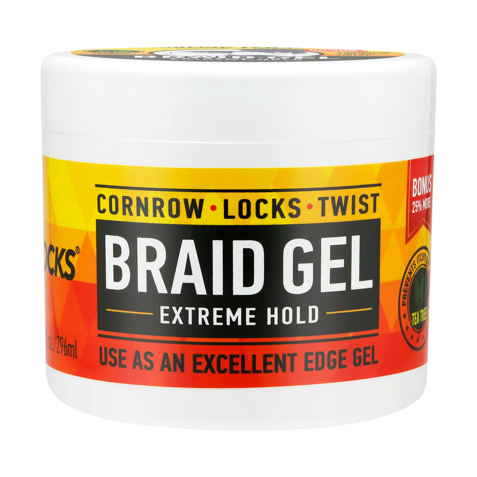 AllDay Locks front jar view showing product and branding for strong hold