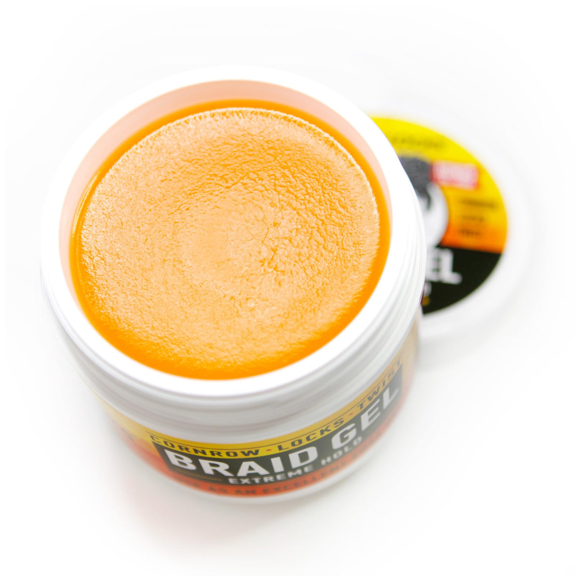 AllDay Locks open jar showing gel texture and smooth creamy consistency benefit