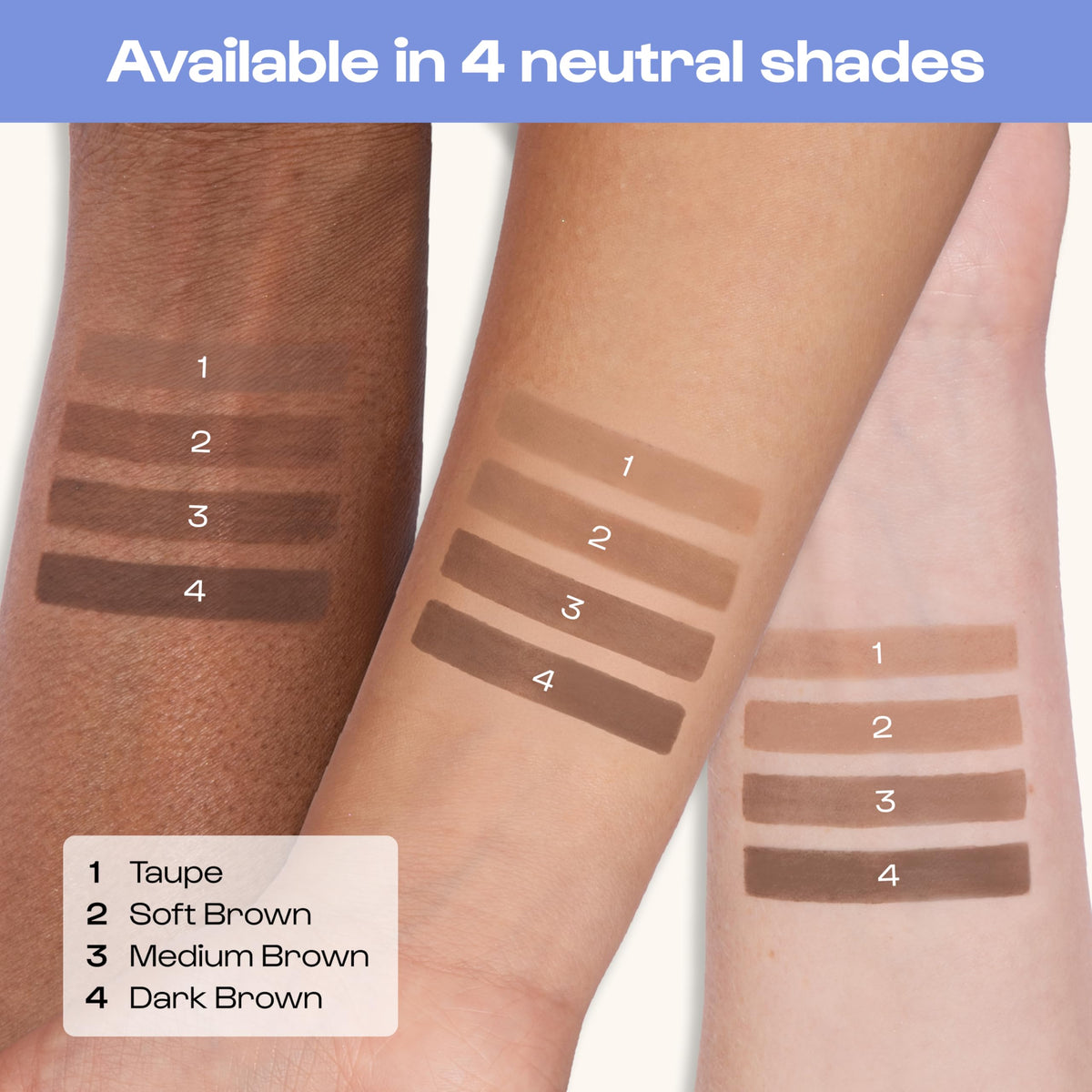 Model applying ALLEYOOP brow definer for groomed brows and long-lasting hold