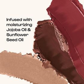 ALLEYOOP open palette with mirror showing blush bronzer highlighter trio