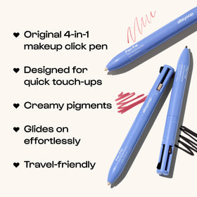 ALLEYOOP close-up of twist-up tip highlighting smooth pigment and easy application