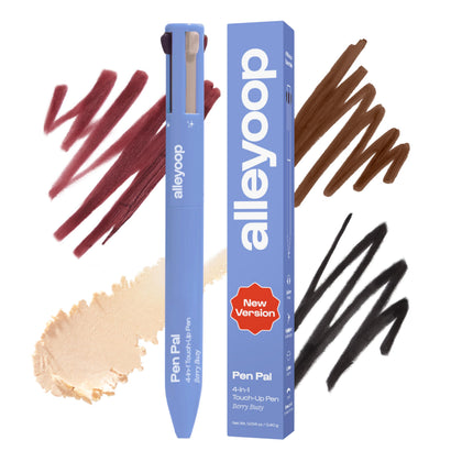 ALLEYOOP Pen Pal front packaging showing compact four-in-one design and benefits