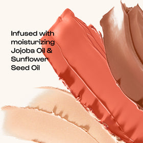 ALLEYOOP cream texture close-up showing blendable, dewy finish