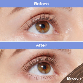 ALLEYOOP swatch on skin showing brown color payoff and lightweight texture