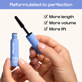 ALLEYOOP texture on fingertip highlighting lightweight tubing formula benefit