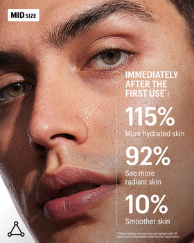 Allies of Skin application on hand illustrating smooth spread and moisturizing effect