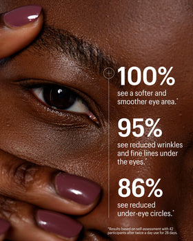Allies of Skin application under-eye demonstrating gentle patting technique for reduced tugging