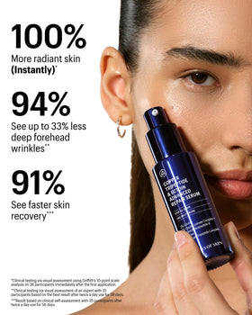 Allies of Skin serum applied under foundation illustrating smooth layering benefit