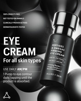 Allies of Skin lifestyle bathroom vanity scene suggesting daily morning and evening routine