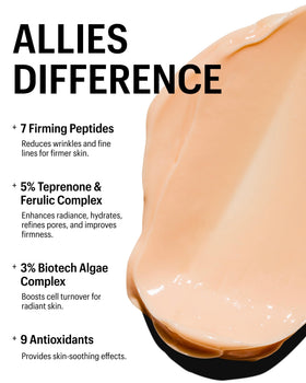 Allies of Skin product in hands demonstrating easy application benefit