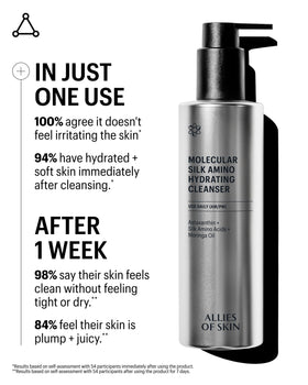 Allies of Skin pump dispensing product, demonstrates precise portion control and convenience