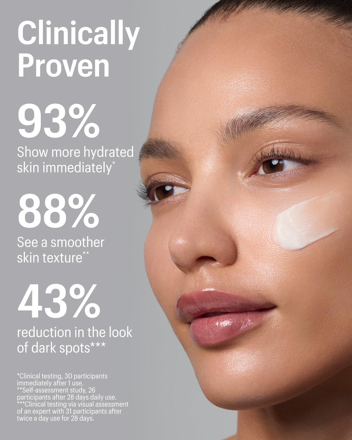 Allies of Skin label close-up showing active ingredients for transparency and ingredient education