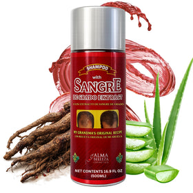 Alma Belleza shampoo texture poured from bottle, showcasing creamy lather and nourishing oils