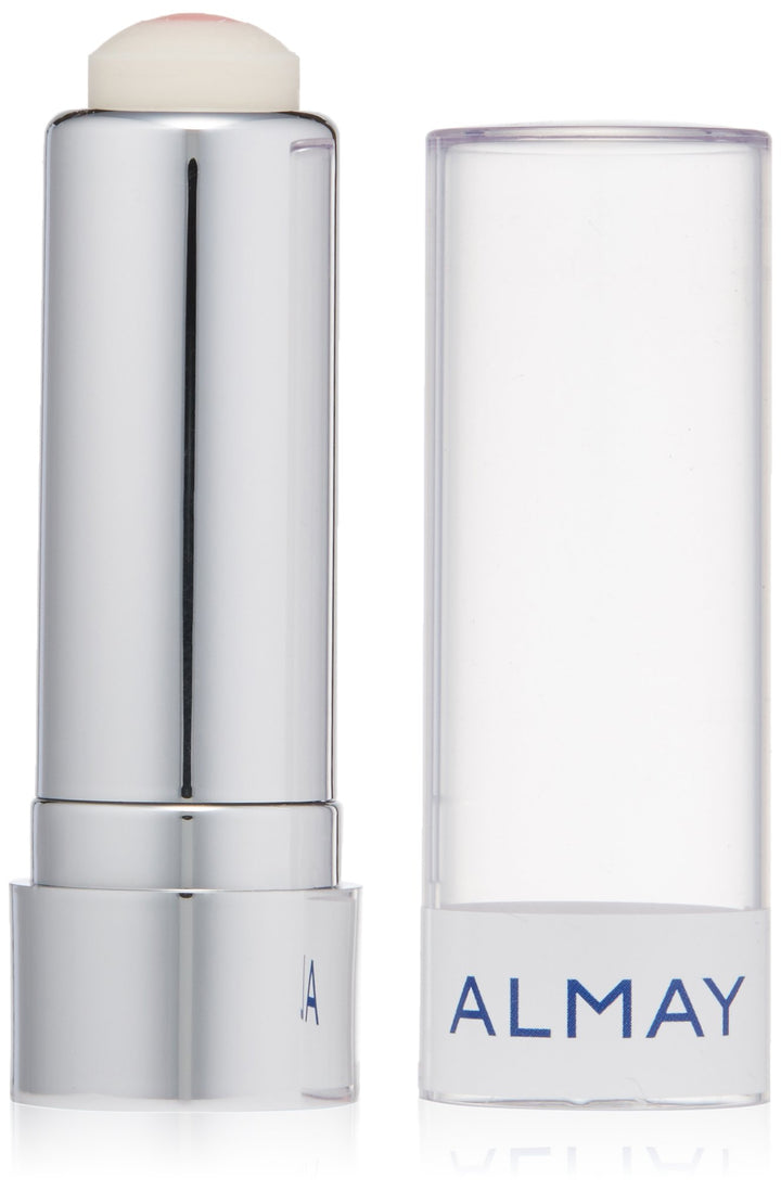 Almay front packaging showing clear SPF 30 lip treatment and label benefit