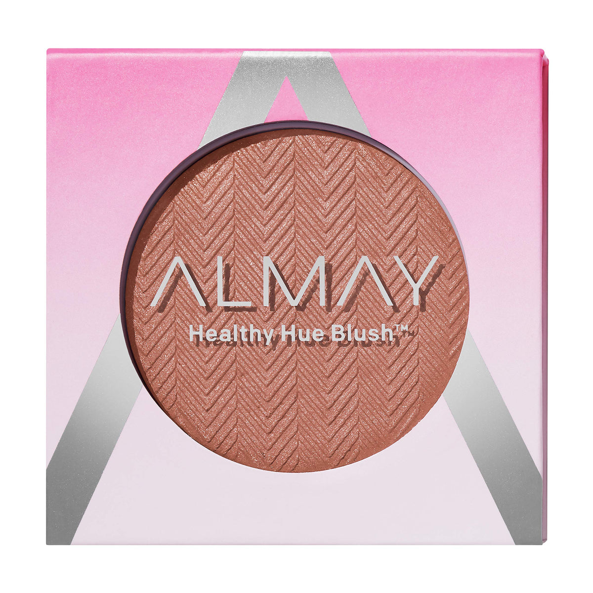 Almay compact front view showing shade and convenient travel size benefit