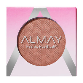 Almay compact front view showing shade and convenient travel size benefit