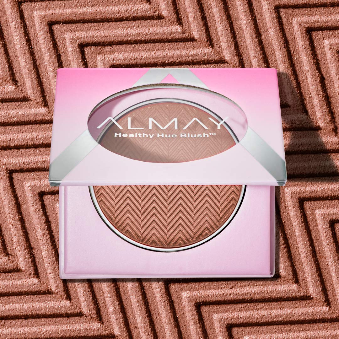 Almay blush pan close-up highlighting silky texture for smooth blending