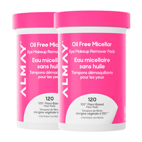 Almay jar front view showing remover pads and easy access benefit