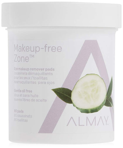 Almay front packaging showing 80 pads and product benefits