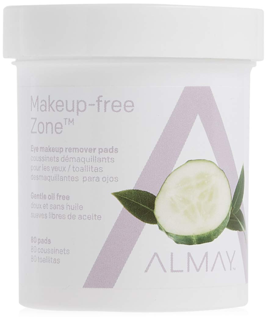 Almay front packaging showing 80 pads and product benefits