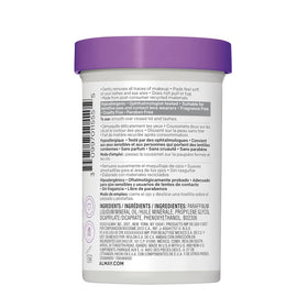 Almay ingredients and label close-up showing product information