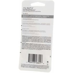 Almay mascara open tube showing smooth pigmented formula for one-swipe color