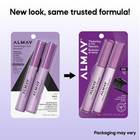 Almay two-pack box displayed to show value and sealed packaging