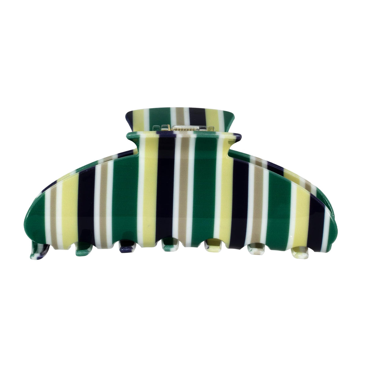 Almere clip front packaging showing green neutral stripe for stylish hold