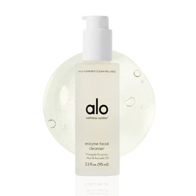 Alo front packaging showing bottle and branding, promotes gentle resurfacing