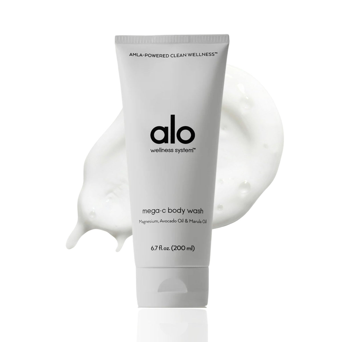 Alo front bottle showing label and citrus scent, helpful for quick identification