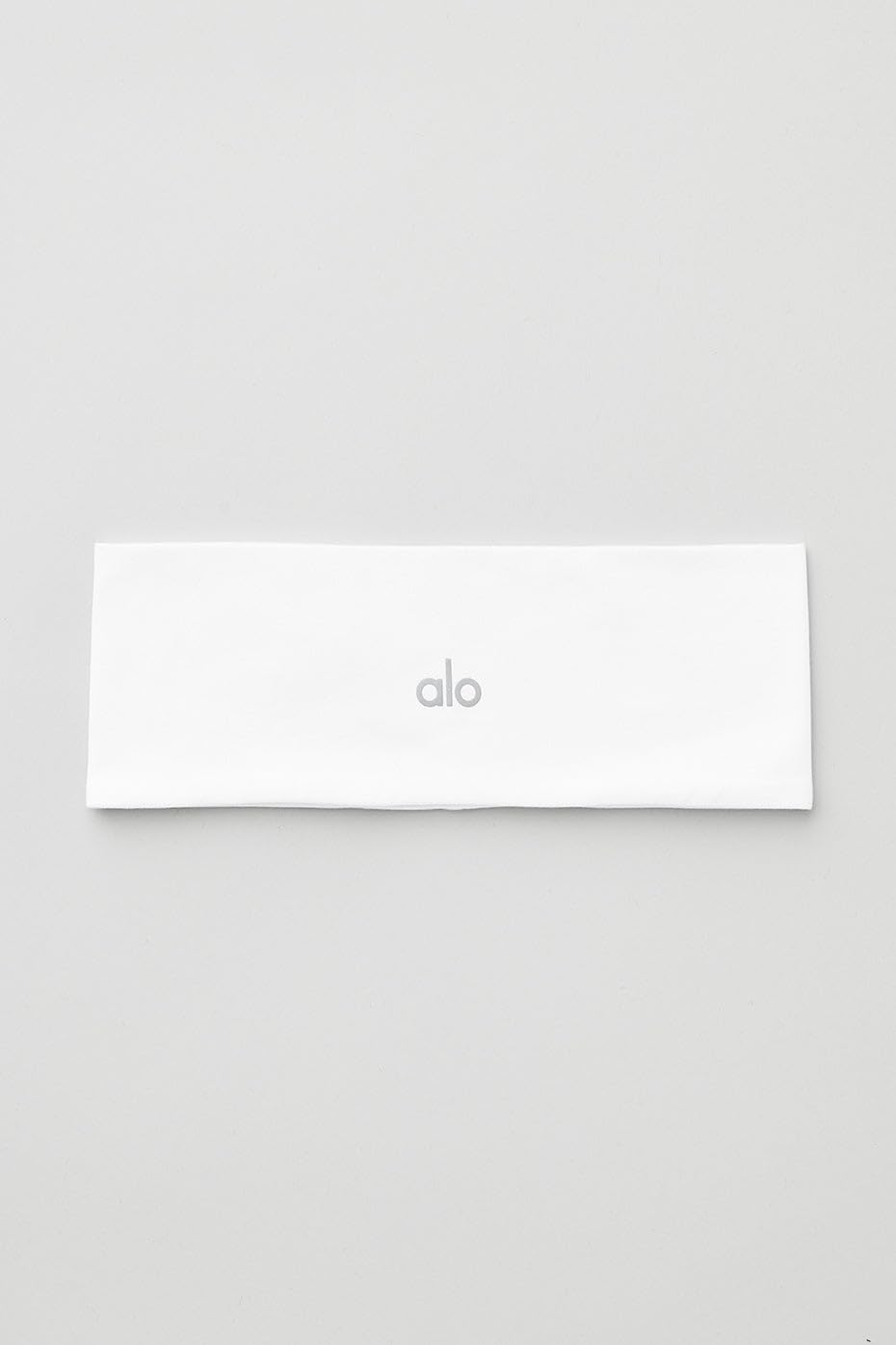 Alo Performance Conquer headband front view keeps sweat away during runs