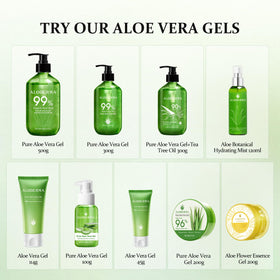 Aloderma on vanity styled in bathroom, shows everyday skincare use and glow