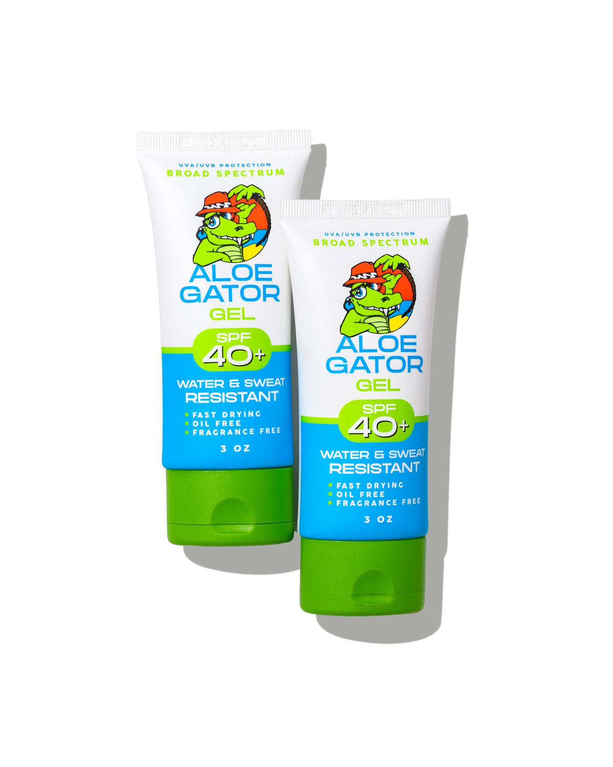 Aloe Gator pouring gel from tube showing easy application benefit