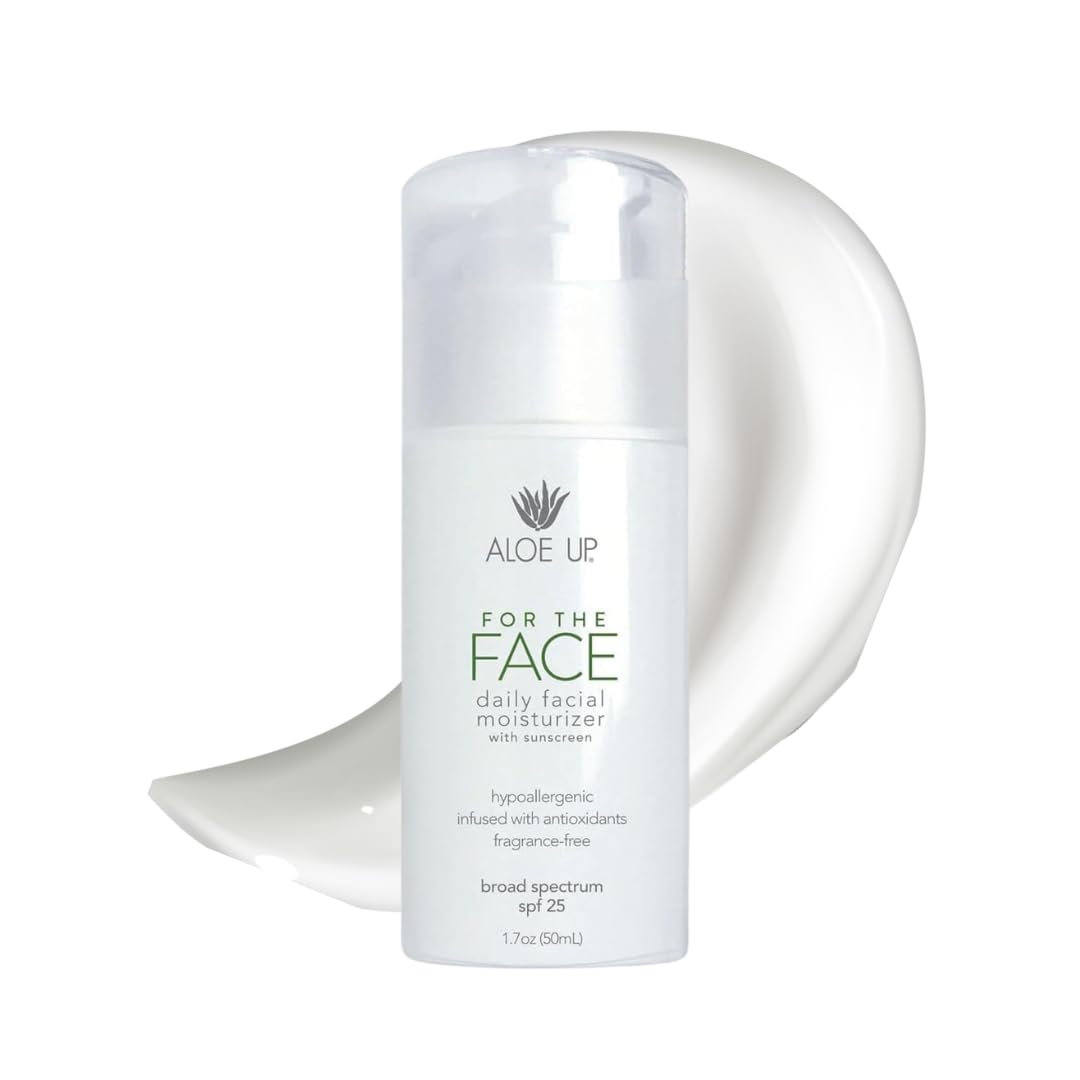 ALOE UP front packaging showing 1.7 oz tube and SPF 25 benefit